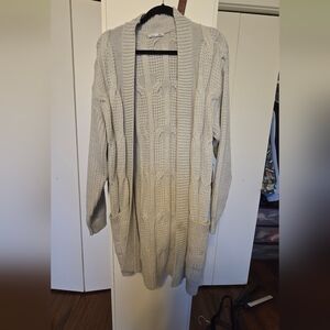 Dex Soft Gray Knit Cardigan
